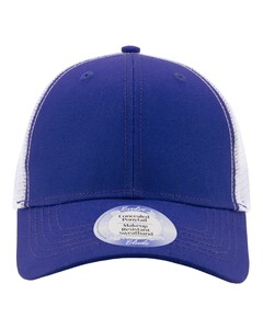 Infinity Her CHARLIE Blue-Women's Modern Trucker Cap Blue