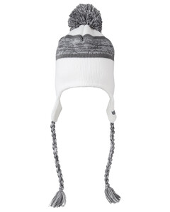 Backcountry Knit Pom Beanie White J. America 5007JA White