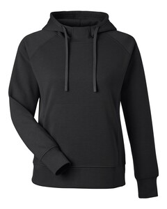 J. America 8753 Black-Women's Apex Fleece Hooded Sweatshirt Black