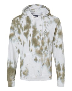 J. America 8861 Tie-Dyed-Tie-Dye Fleece Hooded Sweatshirt Tie-Dyed