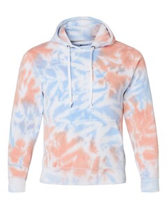 J. America 8861 Tie-Dyed-Tie-Dye Fleece Hooded Sweatshirt Tie-Dyed