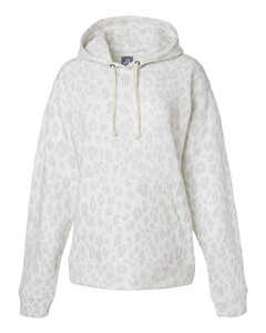 J. America 8871 White-Triblend Hooded Pullover Hoodie White