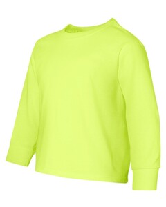 Heavyweight Blend 50/50 Youth Long Sleeve T-Shirt Safety Jerzees 29BL Safety