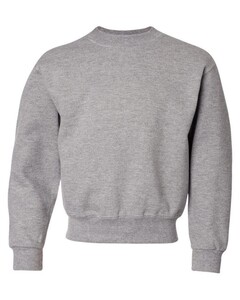 NuBlend Youth Crewneck Sweatshirt Gray Jerzees 562B Gray