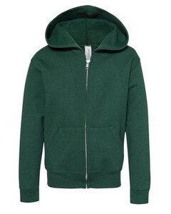 NuBlend Youth Zip-Up Hoodie Green Jerzees 993B Green