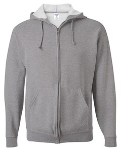 NuBlend Full-Zip Hoodie Gray Jerzees 993M Gray