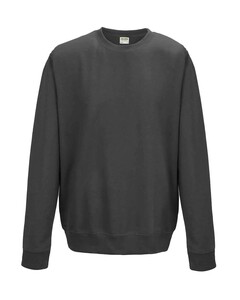 College Crewneck Sweatshirt Gray Just Hoods By AWDis JHA030 Gray