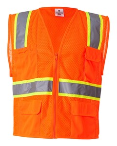 Ultra-Cool Multi Pocket Vest Orange Kishigo 1195x1196 Orange