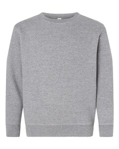 Youth Elevated Fleece Crewneck Sweatshirt Gray L.A.T. Apparel 2225 Gray