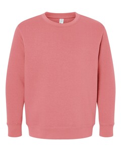 Youth Elevated Fleece Crewneck Sweatshirt Pink L.A.T. Apparel 2225 Pink