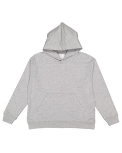 Youth Fleece Hoodie Gray L.A.T. Apparel 2296 Gray