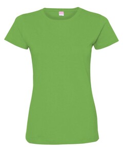 L.A.T. Apparel 3516 Green-Women's Fine Jersey T-Shirt Green