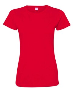Women's Fine Jersey T-Shirt Red L.A.T. Apparel 3516 Red
