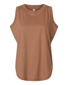 L.A.T. Apparel 3592 Red-Women's Relaxed Fine Jersey Tank Top Red