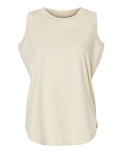 L.A.T. Apparel 3592 Natural-Women's Relaxed Fine Jersey Tank Top Natural