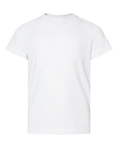 L.A.T. Apparel 6101 White-Youth Fine Jersey T-Shirt White