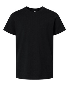 L.A.T. Apparel 6102 Black-Youth Vintage Wash Tee Black