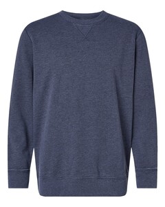Vintage Wash Fleece Crewneck Sweatshirt Navy L.A.T. Apparel 6935 Navy