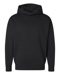 L.A.T. Apparel 6956 Black-Unisex Heavyweight Hoodie Sweatshirt Black