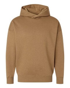 L.A.T. Apparel 6956 Brown-Unisex Heavyweight Hoodie Sweatshirt Brown