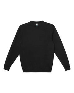 Lane Seven LS19004 Black-Unisex Heavyweight Crewneck Sweatshirt Black