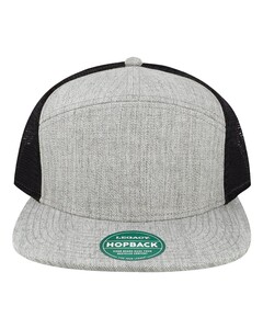 LEGACY H7FB Gray-Hopback Seven-Panel Trucker Cap Gray