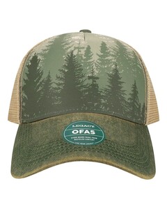 Old Favorite Five-Panel Trucker Cap Green LEGACY OFAFP Green