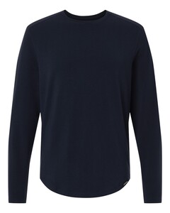 Legends LSM00T020 Navy-Men's Aviation Long Sleeve T-Shirt Navy