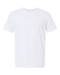 Legends SSM00T004 White-Men's Aviation Split Hem T-Shirt White