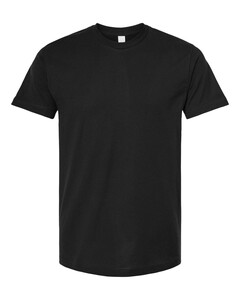 M&O 4300 Black-Unisex ACE Cotton T-Shirt Black