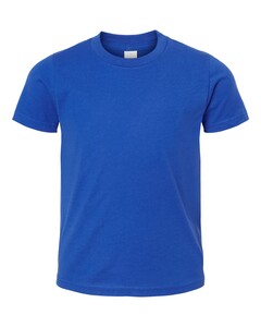 M&O 4300Y Blue-Youth ACE Cotton T-Shirt Blue