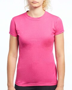 M&O 4810 Pink-Women's Gold Soft Touch T-Shirt Pink