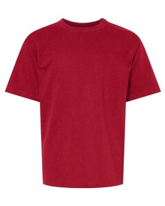 M&O 4850 Red-Youth Gold Soft Touch T-Shirt Red