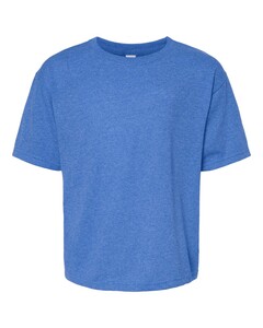 M&O 4850 Blue-Youth Gold Soft Touch T-Shirt Blue