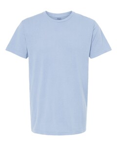 M&O 6500M Blue-Unisex Vintage Garment-Dyed T-Shirt Blue