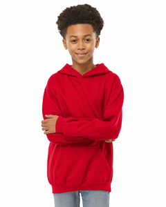 M&O 7800Y Red-Youth ACE Fleece Hooded Sweatshirt Red