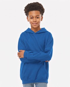 M&O 7800Y Blue-Youth ACE Fleece Hooded Sweatshirt Blue