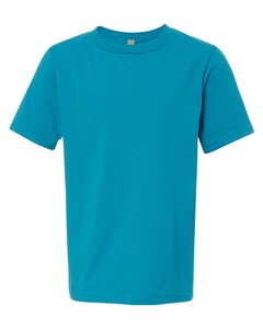 Youth Premium Short Sleeve T-Shirt Blue-Green Next Level Apparel 3310 Blue-Green