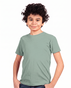 Next Level Apparel 3312 Blue-Green-Youth CVC Crew Blue-Green