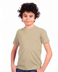 Next Level Apparel 3312 Brown-Youth CVC Crew Brown