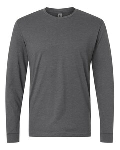 Unisex CVC Long Sleeve T-Shirt Gray Next Level Apparel 6211 Gray