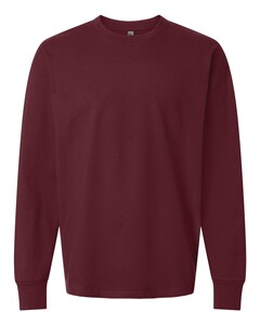 Next Level Apparel 7211 Maroon-Heavyweight Long Sleeve T-Shirt Maroon