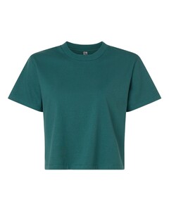 Next Level Apparel 7610 Blue-Green-Women's Heavyweight Boxy T-Shirt Blue-Green