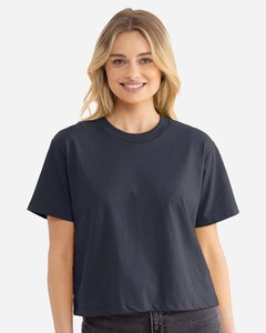 Next Level Apparel 7610 Blue-Women's Heavyweight Boxy T-Shirt Blue