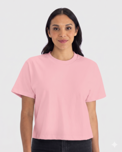 Next Level Apparel 7610 Pink-Women's Heavyweight Boxy T-Shirt Pink