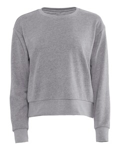 Women's Laguna Sueded Sweatshirt Gray Next Level Apparel 9084 Gray