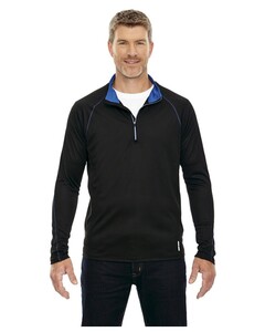 North End 88187 Black-Radar Performance Quarter-Zip Pullover Black