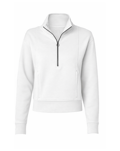 North End NE220W Brown-Women's Mantra Half-Zip Ottoman Pullover Brown