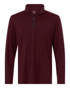 North End NE405 Red-Men's JAQ Stretch Performance Quarter-Zip Red