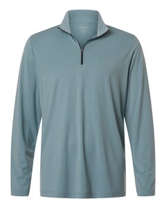 North End NE405 Blue-Men's JAQ Stretch Performance Quarter-Zip Blue